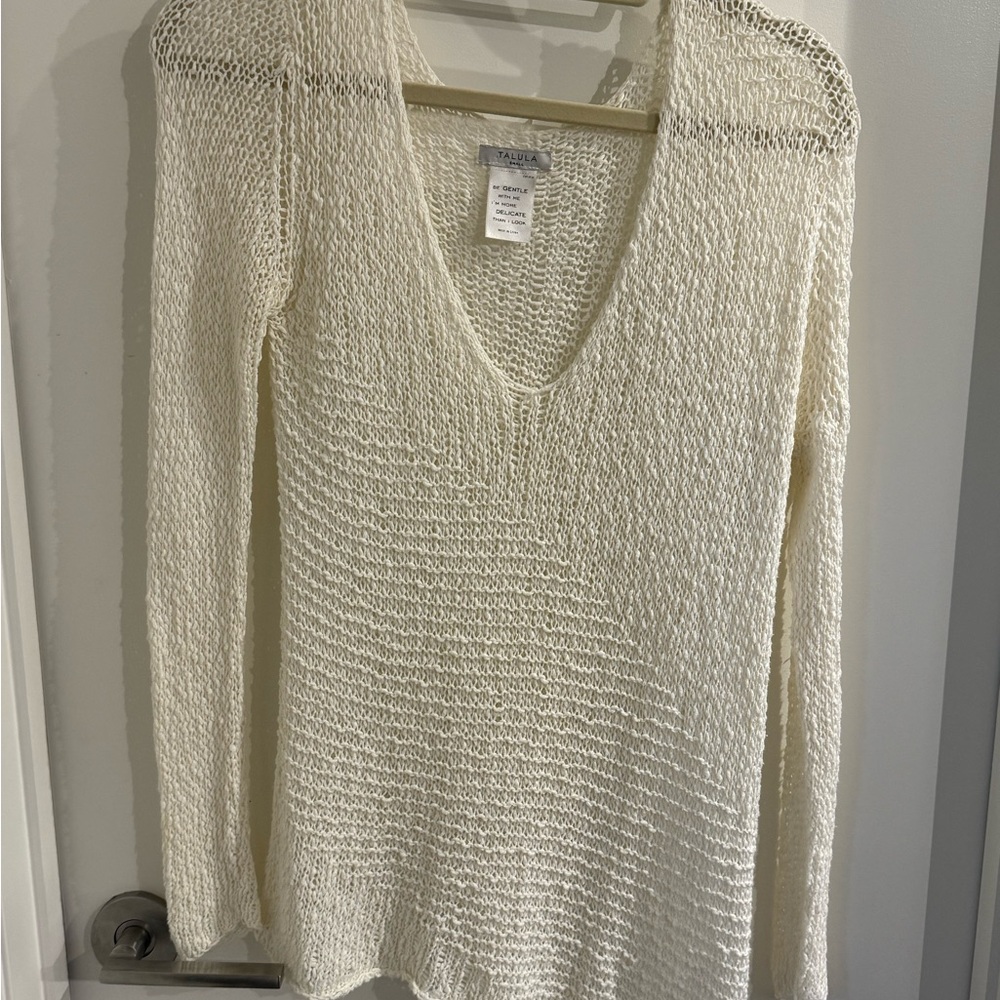 Talula - Aritzia Women's Cream Knit Sweater